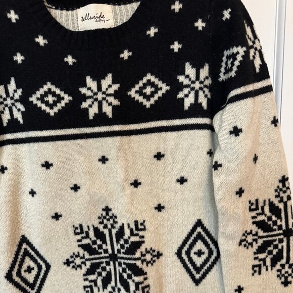 Telluride Clothing Co. Fair Isle Knit Wool Blend Sweater sz Small - Picture 2 of 3